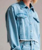 Penn & Ink cropped denim jeans jack 38, Verzenden, Nieuw, Maat 38/40 (M), Blauw