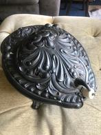 Antieke Franse Gietijzeren Kolenbak/Kit met Schepje., Antiek en Kunst, Ophalen of Verzenden