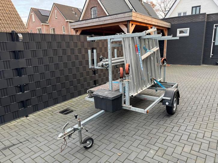 Complete Steigerkar EUROSCAFFOLDE 6.2M Hoog, Zakelijke goederen, Machines en Bouw | Liften, Steigers en Ladders, Ophalen of Verzenden