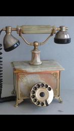 Vintage vergulde ONYX (marmer) pronktelefoon, Antiek en Kunst, Ophalen of Verzenden