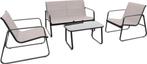 luxe lounge set tuinbank stoel tafel nieuw koopje, 4 zitplaatsen, Textileen, Nieuw, Ophalen of Verzenden