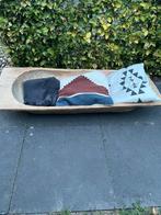Oude houten trog, Tuin en Terras, Minder dan 30 cm, Rond, Ophalen of Verzenden, Zo goed als nieuw