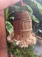 Lampenkap Bali van bananenblad touw Ibiza hanglamp, Huis en Inrichting, Lampen | Hanglampen, Overige materialen, Verburgt Vintage