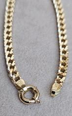 Prachtige 3D gourmet armband 14k goud, Sieraden, Tassen en Uiterlijk, Armbanden, Ophalen of Verzenden, Zo goed als nieuw, Zilver
