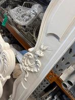 Antiek Barok Bed - Prachtig Detail!, Huis en Inrichting, Ophalen, Gebruikt, Wit, Tweepersoons