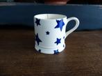 Jubileum mini mok met kaars, Emma Bridgewater 2010 Blue Star, Ophalen of Verzenden