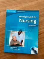 Cambridge English for Nursing - Pre-intermediate, Boeken, Ophalen of Verzenden, Alpha, Zo goed als nieuw, Niet van toepassing