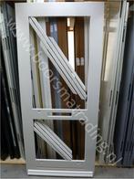Hardhouten witte voordeur 93/211,5, Ophalen, 80 tot 100 cm, 200 tot 215 cm, Vouwdeur