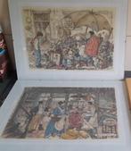 Anton Pieck ingelijste prenten.., Ophalen of Verzenden