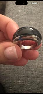 Ring Calvin Klein, Sieraden, Tassen en Uiterlijk, Ringen, Gebruikt, IJzer of Staal, Zwart, Ophalen of Verzenden