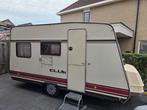 Caravan burstner club met voortent+luifel+erker, Caravans en Kamperen, Caravans, Particulier, Bürstner, 500 - 750 kg, Luifel