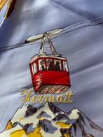 Zwitserse souvenir sjaal, Zermatt. Jaren ’60–’70., Ophalen, Zo goed als nieuw, Maat 38/40 (M), Sjaal