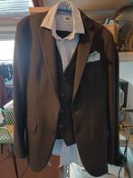 Nette 3-delige Slim Fit Pak heren  + Bloes - Maat 46/S, Kleding | Heren, Kostuums en Colberts, Ophalen, Zwart, C&A, Zo goed als nieuw