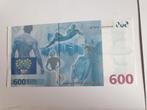 0235 reclamebankbiljet 600 euro, Verzenden, Euro's