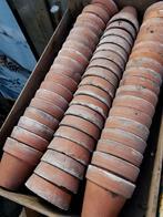 Kistjes terracotta potjes kweekpotjes stekpotjes 7h Miekje's, Tuin en Terras, Bloempotten, Ophalen, ., Rond, Zo goed als nieuw