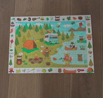 Puzzel camping 100 stukjes beschikbaar voor biedingen