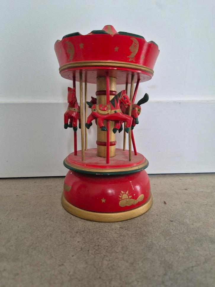 Vintage Muziekdoos Carrousel, Verzamelen, Speelgoed, Gebruikt, Ophalen