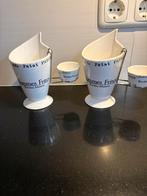 Riviera Maison Pommes Frites friethouders, stuks, porselein, Ophalen, Zo goed als nieuw