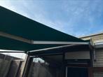 Twee grote knikarm  zonneschermen, Tuin en Terras, Zonneschermen, Ophalen, Gebruikt, Knikarmscherm