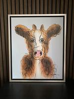 Schilderij in lijst 55/ 65, Antiek en Kunst, Kunst | Schilderijen | Modern, Ophalen of Verzenden