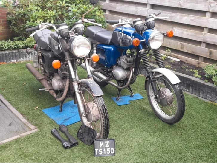 2x MZ motoren TS150 en TS125, Motoren, Motoren | Oldtimers, Overig, 1 cilinder, Ophalen