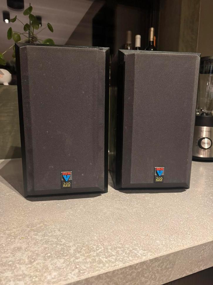 B&W v201, Audio, Tv en Foto, Luidsprekers, Zo goed als nieuw, Front, Rear of Stereo speakers, 60 tot 120 watt, Overige merken