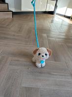 Schattige FurReal Hond met Riem, Kinderen en Baby's, Speelgoed | Knuffels en Pluche, Ophalen of Verzenden, Zo goed als nieuw, Hond