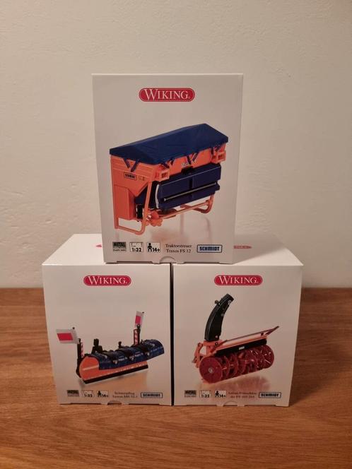 Schmidt set Wiking, Hobby en Vrije tijd, Modelauto's | 1:32, Nieuw, Tractor of Landbouw, Overige merken, Ophalen of Verzenden