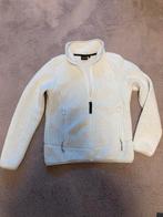 Witte fleece vest - Icepeak, Ophalen, Gedragen, Maat 36 (S), Wit
