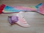 Zeemeerminnenstaart met bikini set, Gebruikt, Meisje, Ophalen of Verzenden, Maat 140