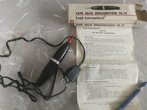 tape head demagnetizer TD.79 Eagle International uit 1975, Audio, Tv en Foto, Bandrecorders, Ophalen of Verzenden