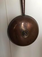 Antieke koperen beddenpan., Antiek en Kunst, Antiek | Koper en Brons, Ophalen