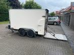 Gesloten trailer met elektrische / hydraulische laadklep, Auto diversen, Aanhangers en Bagagewagens, Ophalen, Gebruikt