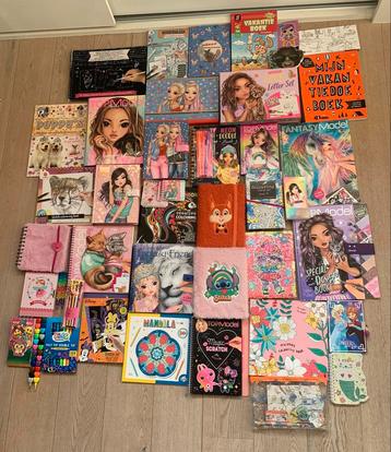 Groot lot TopModel en andere knutselboeken beschikbaar voor biedingen