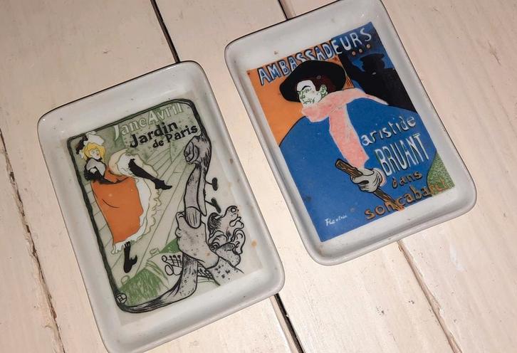 Vintage Franse Porselaines Florence schaaltjes., Antiek en Kunst, Curiosa en Brocante, Ophalen of Verzenden