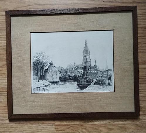 ets, Antiek en Kunst, Kunst | Etsen en Gravures, Ophalen