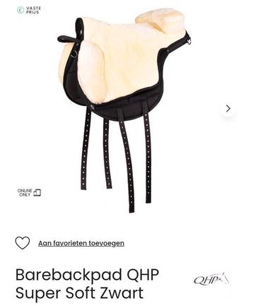 Bareback pack qhp super soft full beschikbaar voor biedingen