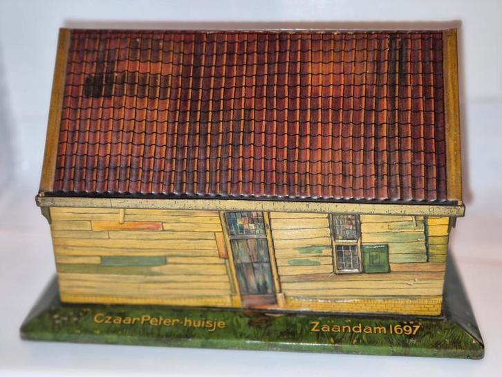Czaarpeter-huisje van Verkade, Verzamelen, Blikken, Gebruikt, Verkade, Ophalen of Verzenden