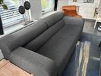 Bank 2,5-zits Rolf Benz donkergrijs stof, Ophalen, Gebruikt, Driepersoons, 75 tot 100 cm