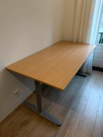 Houten Ikea Galant bureau, Ophalen, In hoogte verstelbaar, Gebruikt, Bureau