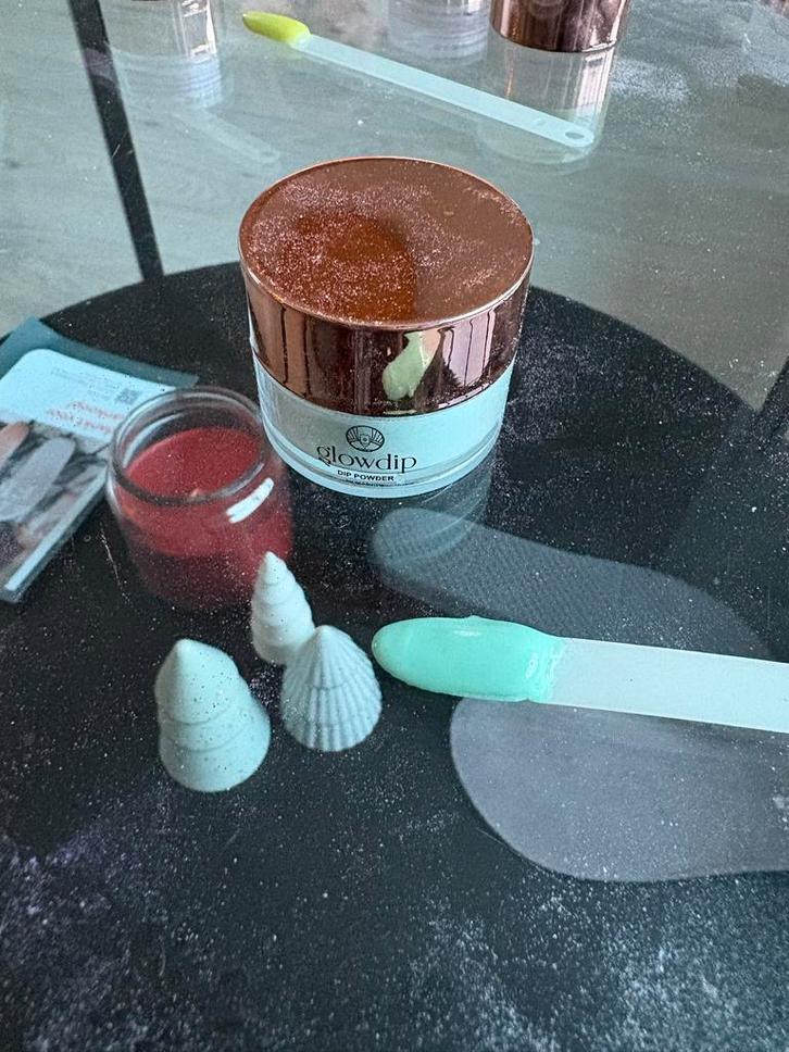 Glow Dip Poeder, Sieraden, Tassen en Uiterlijk, Uiterlijk | Cosmetica en Make-up, Zo goed als nieuw, Toebehoren, Handen en Nagels