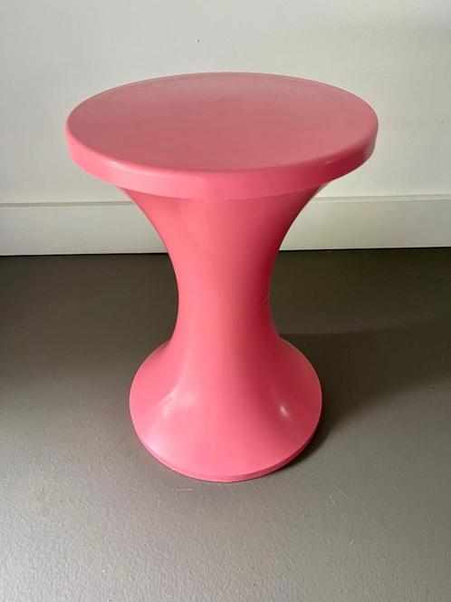 Krukje | Kruk | Bijzettafel | Tam Tam | Stamp | Vintage | 2x, Huis en Inrichting, Krukjes, Gebruikt, Kunststof, Ophalen