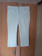 Dames Capri Broek - Driekwart Lengte, Wit, Maat 42/44 (L), Ophalen of Verzenden, Zo goed als nieuw