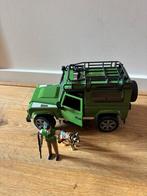 Bruder Jeep Landrover + poppetje en hond, Kinderen en Baby's, Speelgoed | Speelgoedvoertuigen, Ophalen of Verzenden, Zo goed als nieuw