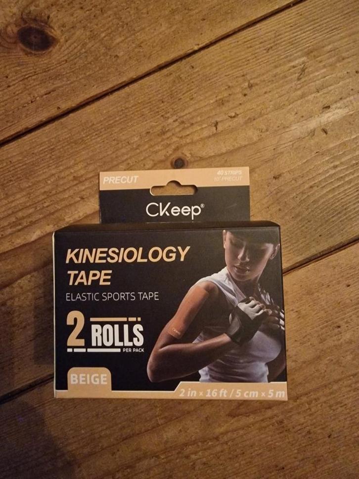 Kinesiologie Tape - CKeep - 2 Rollen, Sport en Fitness, Overige Sport en Fitness, Ophalen of Verzenden
