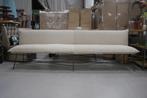 Eetkamerbank Vidar Jess design metaal stof beige 270 cm bank