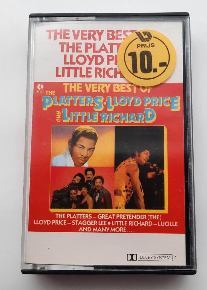 The Platters Lloyd Price Little Richard Cassette bandje 1981, Cd's en Dvd's, Cassettebandjes, Gebruikt, Origineel, Pop, 1 bandje