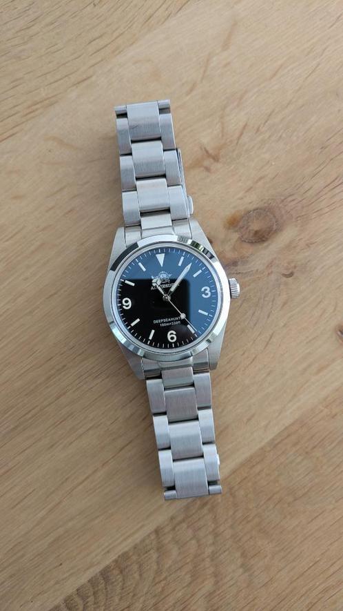 Addiesdive Explorer horloge, Sieraden, Tassen en Uiterlijk, Horloges | Dames, Zo goed als nieuw, Polshorloge, Overige merken, Staal