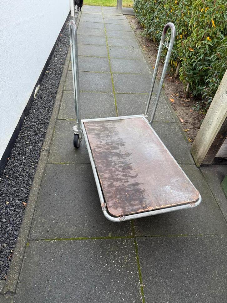 Stevige transportkar/platformwagen, Doe-het-zelf en Verbouw, Transportwagens, Ophalen