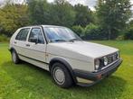 Vw Golf 2 GTD, 69 pk Turbo Diesel, Bj 11-'84, ROESTVRIJ!, Voorwielaandrijving, Stof, Wit, Grijs